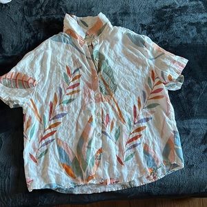 Cynthia Rowley floral blouse, size M